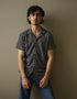 JACQUARD BUTTONDOWN SAFARI SHIRT